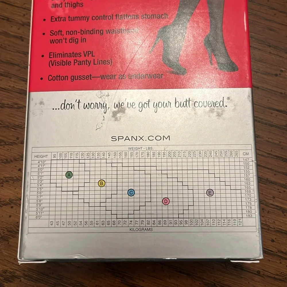 Spanx‎ Uptown Tight end tights, size A, NWT